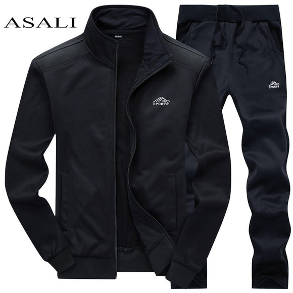 Tracksuits Men Polyester Sweatshirt Sporting