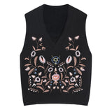 ELFSACK Black Floral Women