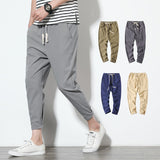 Cotton Joggers Men Solid